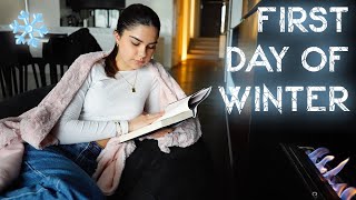 Cozy First Day of Winter Vlog ❄️ [upl. by Nosilla592]