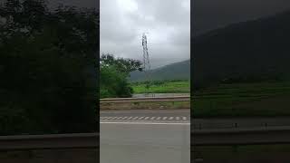 Khandala to lonawala highway view monsoontrip monsoonvibes [upl. by Finer]