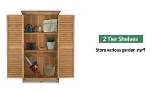 Mcombo Wood Storage Shed Model 60560870D [upl. by Upton]