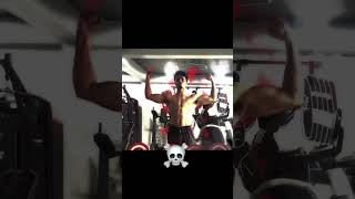 After ☠️🔥🫣 fitness shorts gymstaus gymlover gym status  gym video gym reels body six pack [upl. by Eadas]