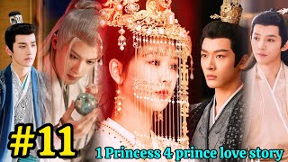 EP 11  One Princess Four Prince Love Story  Lost You Forever S2  Chinese drama Explain in Hindi [upl. by Aliuqahs481]