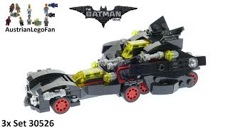 Lego Batman Movie 30526 The Mini Ultimate Batmobile All 3 Builds and Combo  Lego Speed Build Review [upl. by Aix]