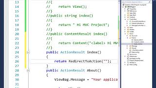 MVC Action result  controller شرح [upl. by Nnaeel]