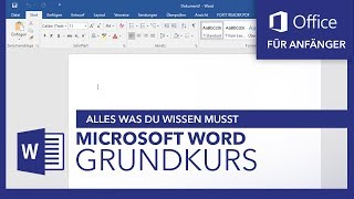 Microsoft Word Grundkurs Für Anfänger Alles was du wissen musst  Microsoft Office Tutorial Serie [upl. by Aynatan961]