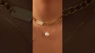 Fashion design neckline necklacecollection fashiontrends trendingvideo cuterings jewellery [upl. by Corbett]