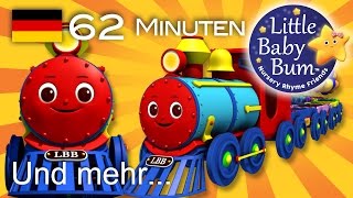 Das Farbenzug Lied  Und noch viele weitere Kinderlieder  von LittleBabyBum [upl. by Shirline]