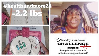 Health and More in 2024  HOLIDAY SLIM DOWN CHALLENGE  Weight Loss Journey  2024 Goals [upl. by Enyar]