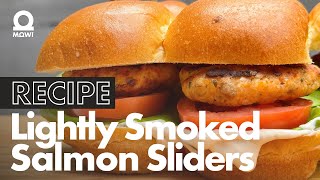 RECIPE  Smoked Salmon Sliders  How to make the best smoked salmon sliders [upl. by Awuhsoj824]