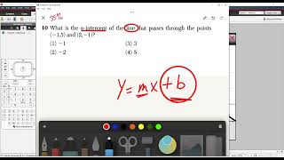 June 2024 Algebra 1 Regents Question 10 [upl. by Elockin]