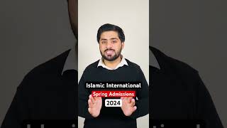 Islamic International Spring Admissions 2024 LLB in Pakistan 2024 Lat 2024 [upl. by Aikram814]