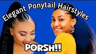 10 PONYTAIL HAIRSTYLES FOR THE CLASSY AND ELEGANT L∆DIES [upl. by Eimorej]