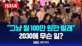 quot그냥 월 100만 원만 벌래quot…2030에 무슨 일 이슈라이브  SBS [upl. by Monique]