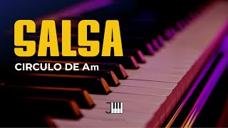 Salsa en Piano  Circulo de Am  Tutorial [upl. by Sotos45]