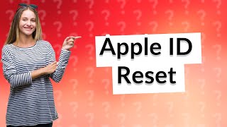 How do I reset my Apple ID password without my phone number [upl. by Aretina]