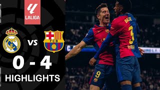 Real Madrid vs FC Barcelona 04 Highlights amp Goals  El Clasico LaLiga 2425 [upl. by Arakal236]