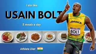 I Tried quot USAIN BOLT quot diet plan for a day  🇮🇳 [upl. by Gardal]