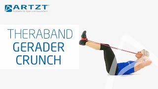 TheraBand Übungsband  Gerader Crunch [upl. by Mellen]