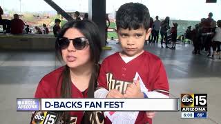 Diamondbacks hold fan fest for start of spring training [upl. by Georgia]