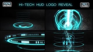 VIDEOHIVE HITECH HUD LOGO REVEAL template [upl. by Aroved482]