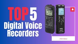 Top 5 Best Digital Voice Recorders of 2024 [upl. by Suoivatnom]