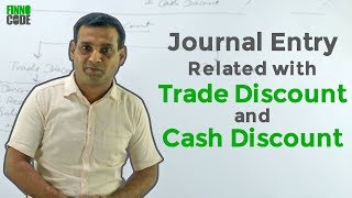 How to pass journal Entry Trade discount amp Cash Discount [upl. by Corie483]