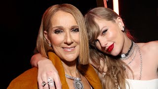 GRAMMYs Taylor Swift and Celine Dion Share Sweet Backstage Embrace [upl. by Mandal]