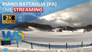 🔴 Piano Battaglia live webcam Madonie  Panoramica pianoro da Chiesa Madonna delle Nevi [upl. by Carlynne]