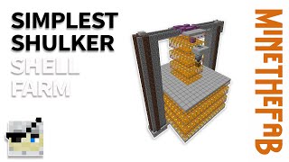 The Simplest Shulker Shell Farm in Minecraft [upl. by Rhodes156]