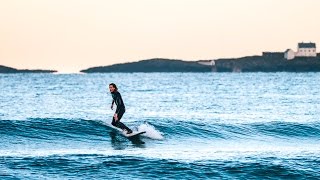 Longboard Surfing with Love Berggren in Norway [upl. by Uot59]