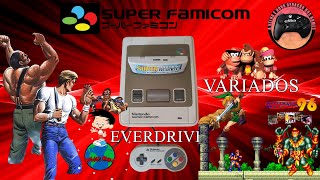 SUPER FAMICOM EVERDRIVE VARIADOS ZELDA E OUTROS JOGOS [upl. by Elad]