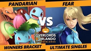 Overlords SSBU  Pandarian Pokemon Trainer Vs FEAR ZSS Smash Ultimate Tournament W Bracket [upl. by Lotsyrc]