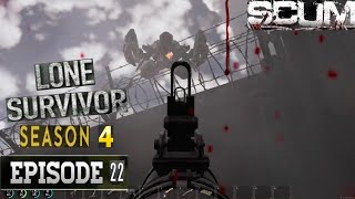 SCUM 095v Lone Survivor series s4ep22 I got ATTACKED [upl. by Carline241]