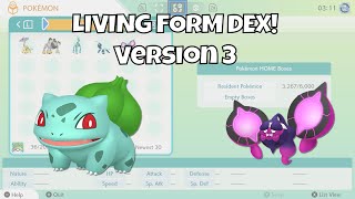 Pokémon HOME National Pokédex  Living Form Dex Showcase Scarlet amp Violet DLC Edition [upl. by Yenatirb142]