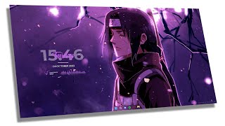 This is the best Itachi Uchiha desktop customization rainmeter desktopcustomization [upl. by Mcnutt840]