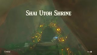 Zelda Breath of the Wild  Shai Utoh Shrine  Faron Tower Region [upl. by Seidel708]