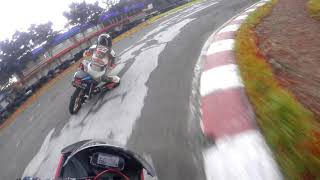 latihan sirkuit sentul karting suzuki GSX 150 R roadrace [upl. by Ynnod188]