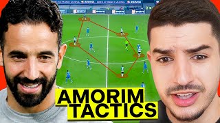 Learning Ruben Amorims UNIQUE Tactics [upl. by Ardnazil]