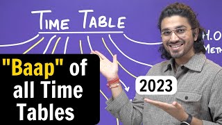 The Best Time Table for every student  5 SuperTips for 2023 [upl. by Turnheim630]