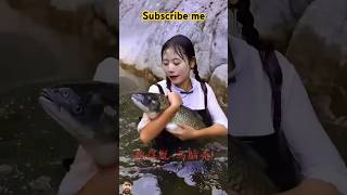 Survival  caching fish in water trendingreels funny bushcraftcamping bushcraftfamily outdoor [upl. by Notnert587]