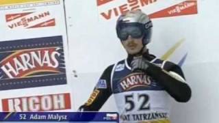 Zakopane 2005 2 konkurs 2 seria Adam Małysz 1320m [upl. by Bax456]