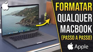 Como FORMATAR o MACBOOK  SEM CD PENDRIVE OU TÉCNICO  Restaurar o Mac de fábrica apple [upl. by Aldis]