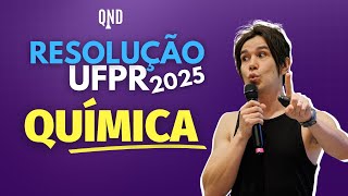 Resolução QUÍMICA  UFPR 20242025 [upl. by Dearman]