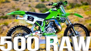 Kawasaki KX500 2 Stroke RAW featuring Destry Abbott  Dirt Bike Magazine [upl. by Orland114]