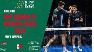 Highlights ðŸš¹ TapiaCoello Vs NavarroSanyo  GNP Mexico P1 Premier Padel 2024  Semifinal  Resumen [upl. by Enej]