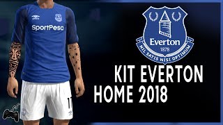 Pes2013  Everton • HOME Kit • 2018 [upl. by Shelbi]