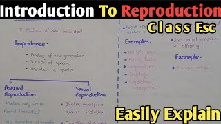 Introduction To Reproduction  Reproduction In Plants  Class 12 Biology [upl. by Nicolau]