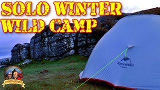 WET amp WINDY SOLO DARTMOOR WILD CAMPING amp Winter Camping Tips Naturehike Cloud Up 2 [upl. by Arikal284]