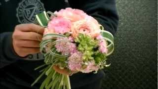 雑誌連載ﾌﾗﾜｰｱｰﾃｨｽﾄのｳｪﾃﾞｨﾝｸﾞﾌﾞｰｹ制作レシピHow to make wedding bouquetthe arrangement [upl. by Zebedee]