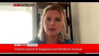 ISDs Anne Craanen on BBC News discussing social medias role in the UK riots [upl. by Buckels69]