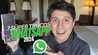 7 trucos para WhatsApp para usar en 2024 [upl. by Bocyaj]